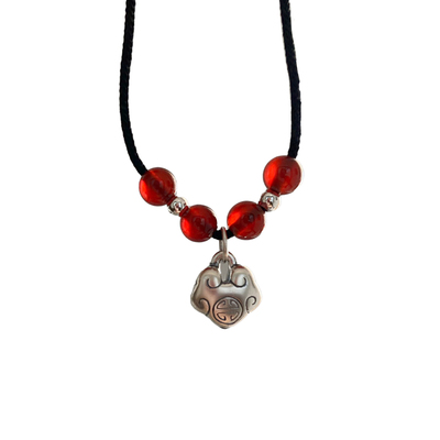 情侣款足银小锁百搭项链