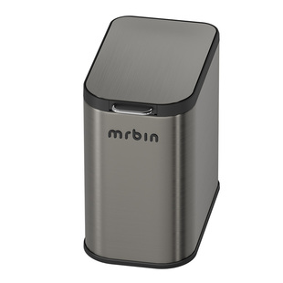 麦桶桶意式卫生间垃圾桶酒店商用按压式灰色不锈钢厕纸桶手纸桶