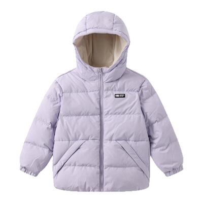 nbakids童装秋冬新款男女童连帽双面穿羽绒服儿童加厚K244DW020P