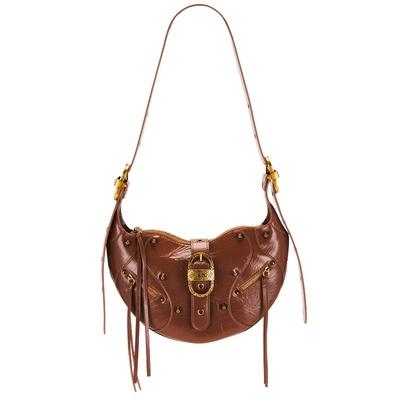 JW PEI Tessa Crushed Shoulder Bag 棕色REVOLVE小众新款