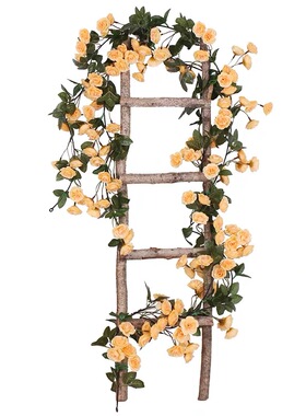 空调管道装饰缠绕假花