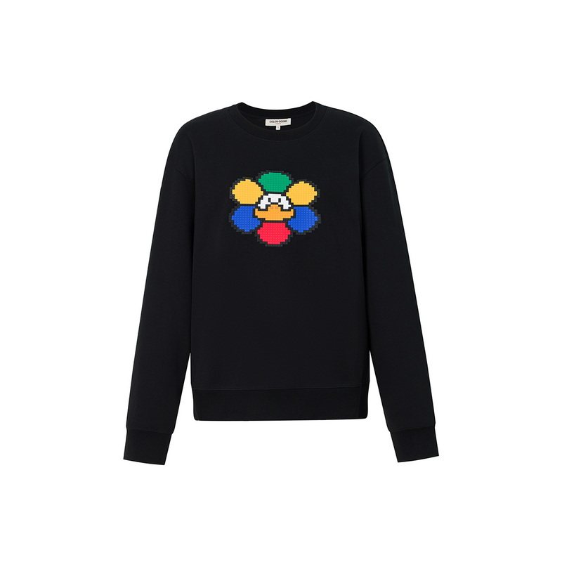 COLORGOOSE大logo圆领休闲卫衣