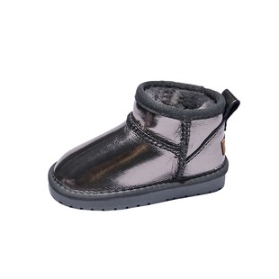 冬季新款真皮防水儿童雪地靴女童靴子男童保暖棉鞋防滑加绒宝宝鞋