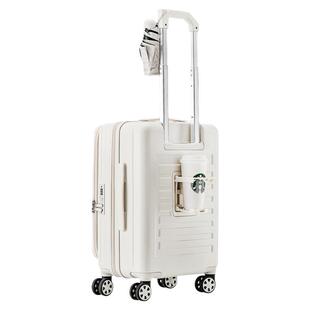 袋鼠行李箱学生住校24寸旅行pc材质结实耐用加厚28翻盖式深仓侧开