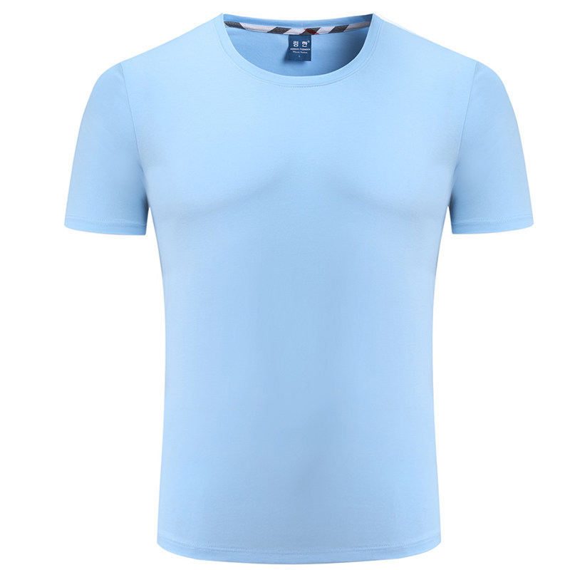 夏季短袖工作服印logo广告文化衫DIY团体班服纯棉圆领T恤同学聚会