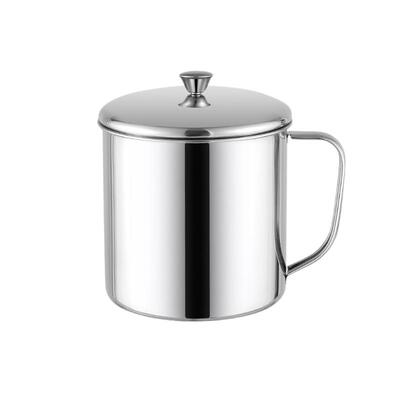 其它中式简约不锈钢大众带盖水杯