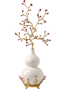 紫水晶福禄双全玄关摆件