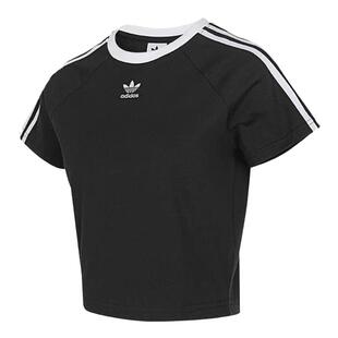 劲浪体育adidas阿迪达斯三叶草女子运动休闲短袖T恤JC8703