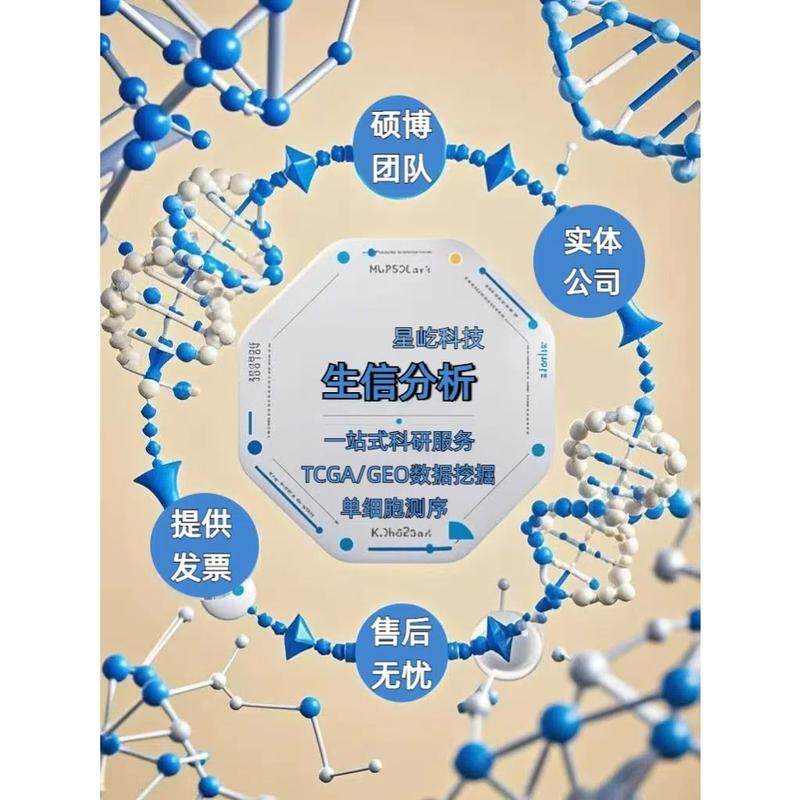 生信分析发文服务 个性化定制1-7分SCI文章 TCGA/GEO数据库挖掘
