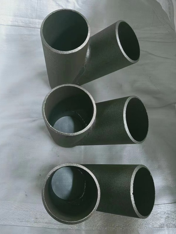 生产碳钢20#焊接等径Y型45度斜三通89*4 支持图纸订制