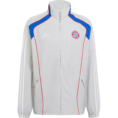 Adidas/阿迪达斯正品2025男士足球训练运动立领外套JF0592