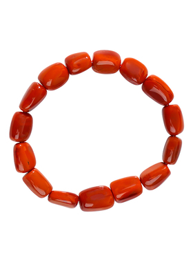 山川心语南红玛瑙补火手串本命年