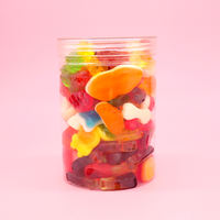 Wholesale of bulk gummy candies, mixed flavors of fruits, fruit juices, gummy candies, sour granulated sugar fruits, caterpillar bears, children's snacks thumbnail 4