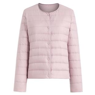 雪中飞25秋冬时尚保暖排骨大码内恤女休闲轻薄短款秋羽绒服长袖