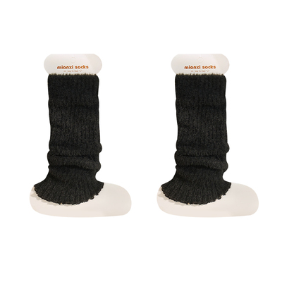 水貂绒加厚加绒堆堆袜套