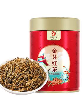 凤牌金丝金芽滇红茶