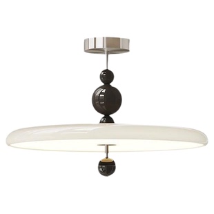 中古风主卧室灯高颜值护眼飞碟灯法式奶油风创意房间卧室吸顶灯