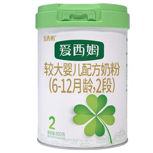 贝因美爱西姆2段较大婴儿配方牛奶粉800g/罐