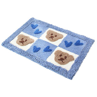 包邮 惠多植绒吸水地垫 卧室浴室厨房防滑垫子脚踏垫绒面门垫地毯