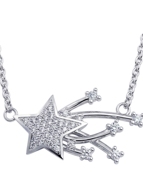 元术乐之密镶五角星项链百搭叠戴