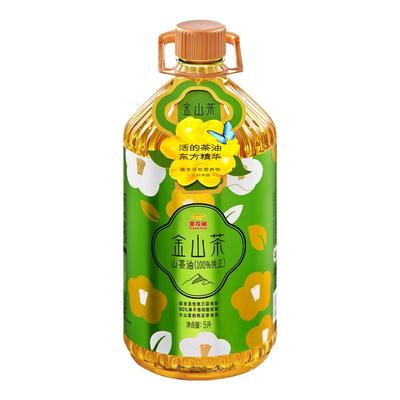 金龙鱼金山茶纯正山茶油5L家用装