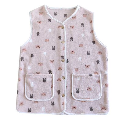 摇粒绒坎肩马甲保暖背心女