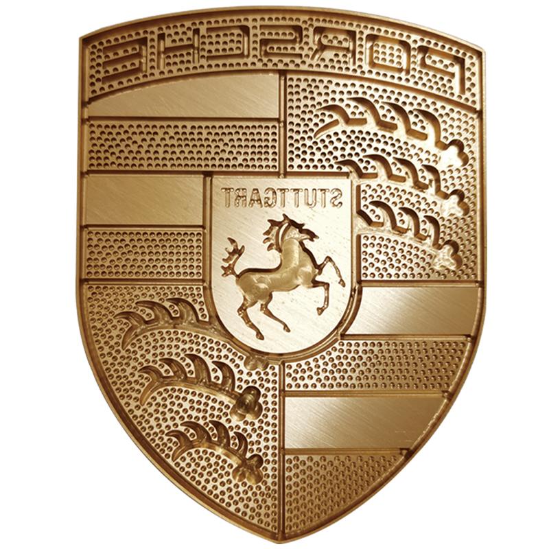 汽车脚垫靠背头枕LOGO车标皮革压印凹凸高周波雕刻烫烙印铜模定制