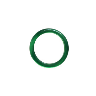 天然绿玛瑙极细尾戒 简单素圈女款网红对戒情侣玉石戒指时尚戒圈