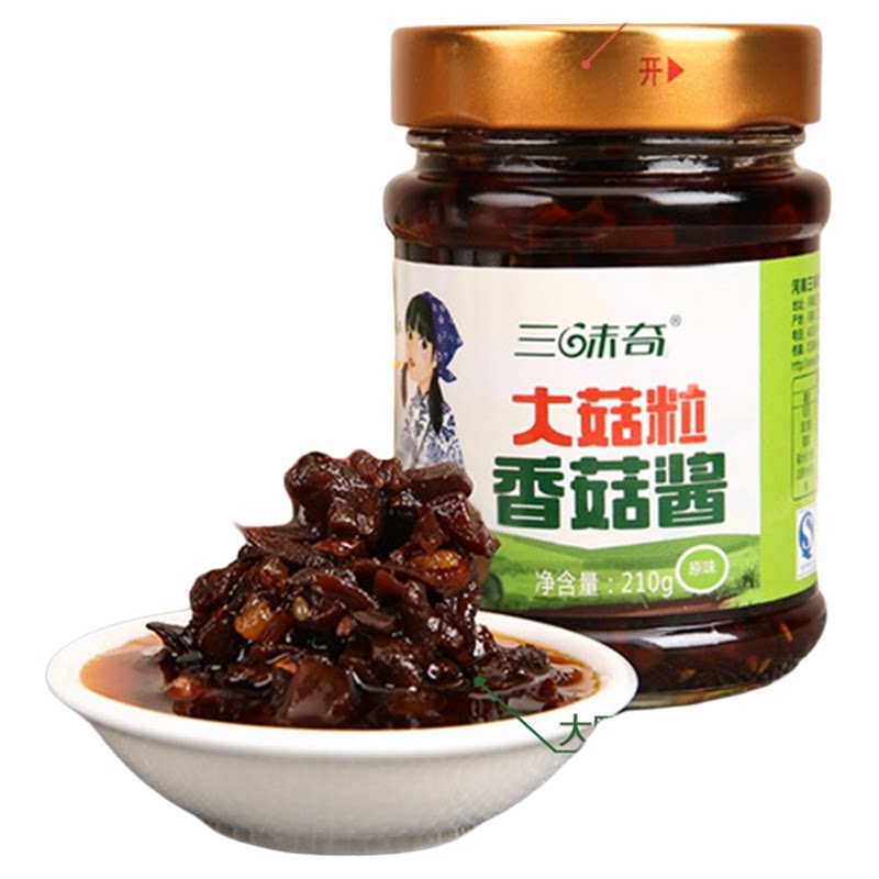 三味奇香菇酱拌饭拌面蘑菇酱