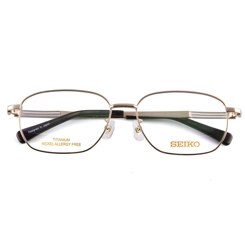 日本seiko精工眼镜架大脸全框
