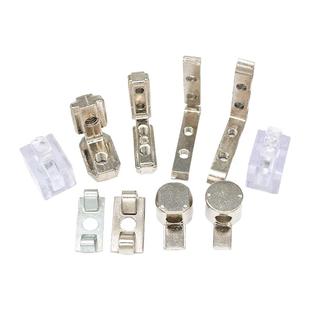 内置角槽铝型材连接配件20/30/40/45国欧标角码L型直角隐藏固定件