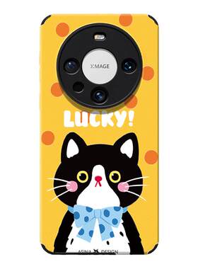 粉色波点猫咪适用华为mate80Promax手机壳硅胶Mate70保护套mt60pro+超薄小众高级感全包防摔40e新款mt50por女