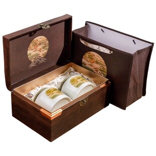 年货送礼安溪铁观音茶叶礼盒装浓香型乌龙茶高档陶瓷罐装过年礼品