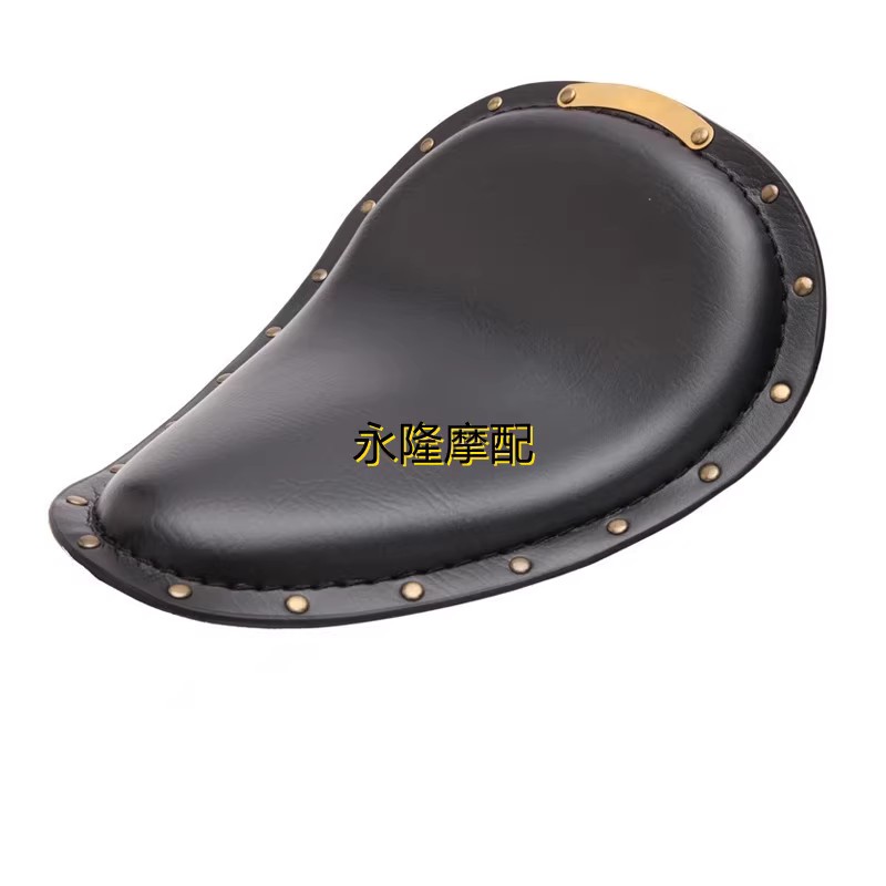 摩托車復(fù)古彈簧坐墊改裝哈雷 柴特博格距云力帆減震坐包機(jī)車座椅