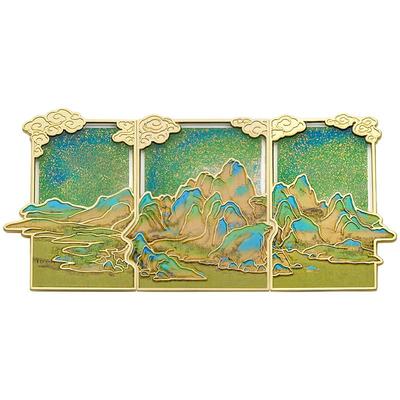 故宫 千里江山 流沙冰箱贴套装 文创 创意礼物 故宫官方旗舰店