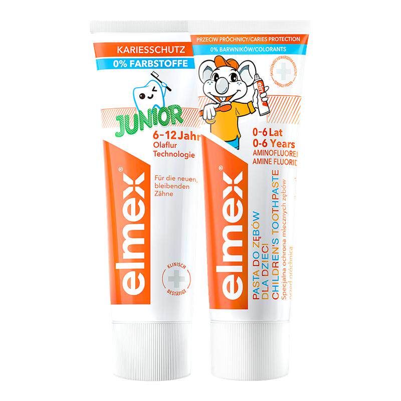elmex奥拉氟含氟儿童牙膏进口