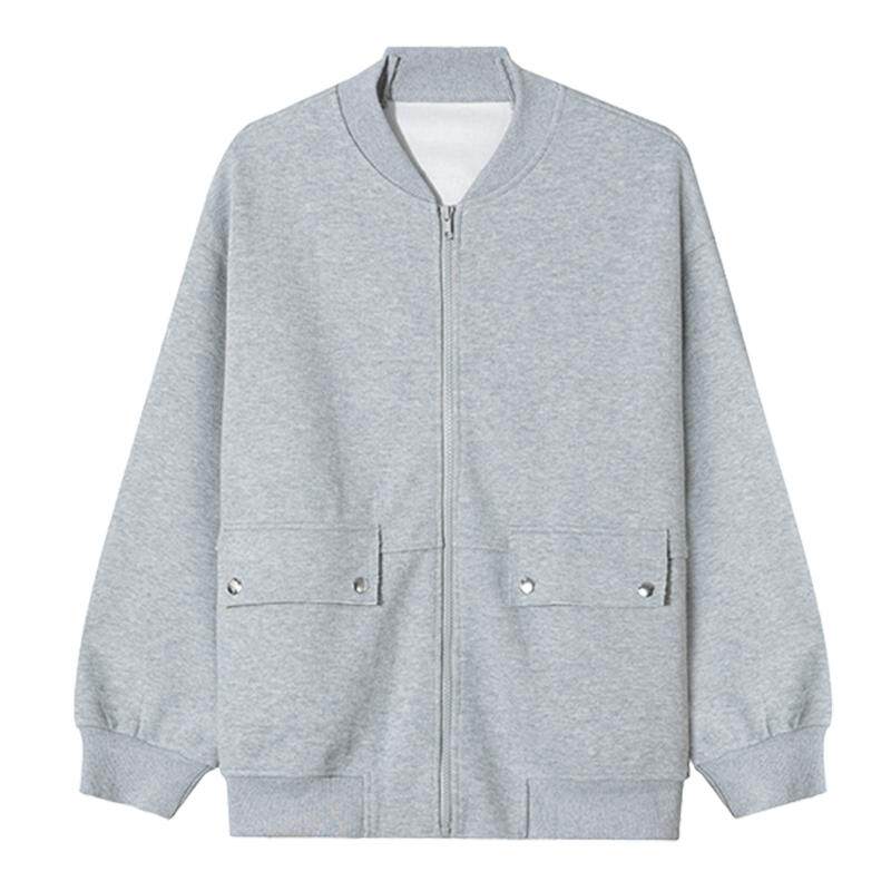 街头休闲棒球服白鹿语通勤新款
