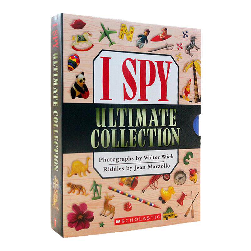 Scholastic 学乐I Spy 视觉大发现系列10册Ultimate Collection 礼盒装英文原版绘本 3-8岁英语单词智力开发益智 全景视觉大发现