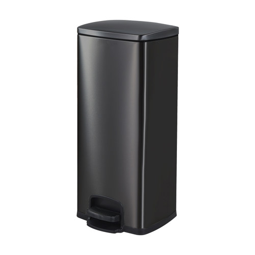 带盖不锈钢垃圾桶脚踩商用厨房酒店餐厅高档脚踏大容量卫生间厕所