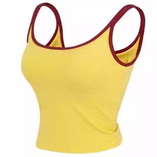 运动吊带宽松短裤套装瑜伽背心女一体式美背显瘦夏外穿无袖瑜伽服