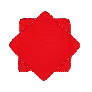 舞蹈手绢花棉绸布4级道具考级专用大公鸡爱美丽八角巾手帕一对