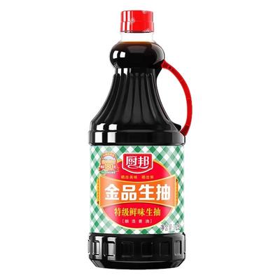 厨邦金品生抽1.25L特级酿造生抽