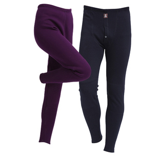 小护士保暖裤男女士冬季加绒加厚秋裤内穿宽松大码打底棉毛裤绒裤