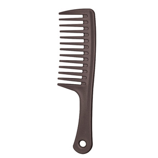 咖啡渣卷发梳宽齿大齿梳子女家用蓬松颅顶不打结顺发儿童女孩头梳