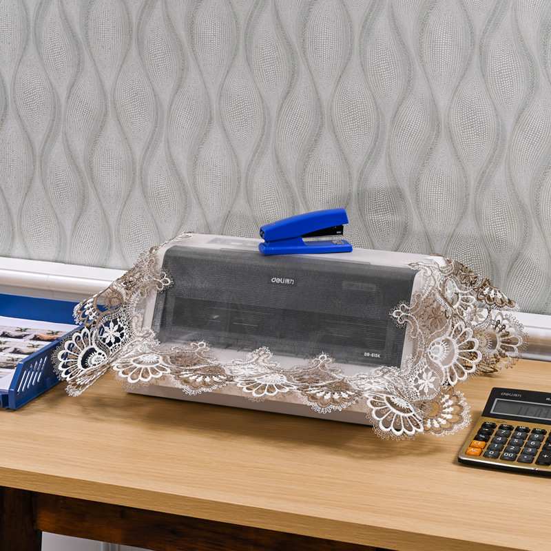 打印机盖巾办公传真机咖啡机净化器电脑茶杯布防尘罩盖茶具布台灯