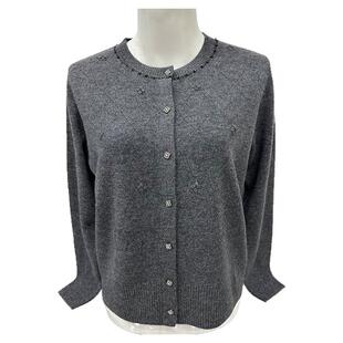 毛衣外套女2025新款针织衫上衣浅秋凤凰羊毛羊绒衫外搭妈妈的开衫