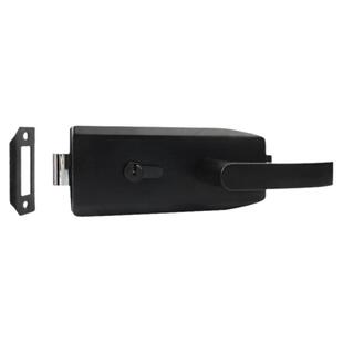 办公高隔断玻璃门执手锁单开门双开门锁缺口执手锁把手锁玻璃门锁