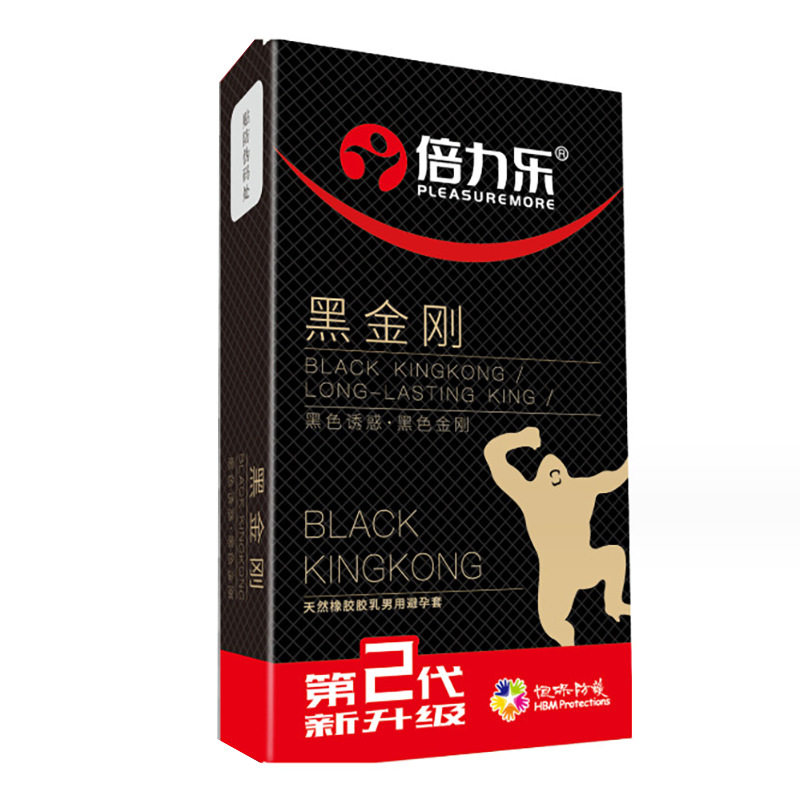 倍力乐黑金刚时延避孕套加厚型赤避孕套