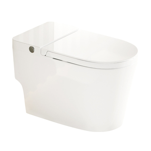 免插电非智能马桶虹吸式无水压限制脚踢冲水灰色家用卫生间坐便器