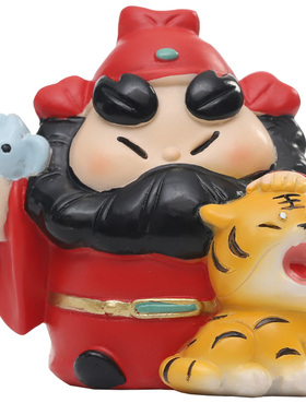 钟馗职场防小人去水逆桌面摆件